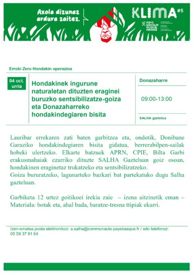 Errobi Zero Hondakin operazioa