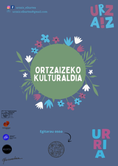 « ORTZAIZEKO KULTURALDIA » EN OCTOBRE